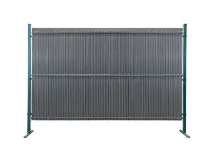 Plotové lišty vertikální, antracit