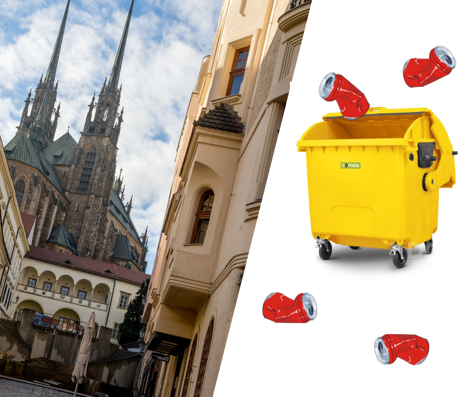 V Brně se od září budou do žlutých popelnic vhazovat i kovové předměty