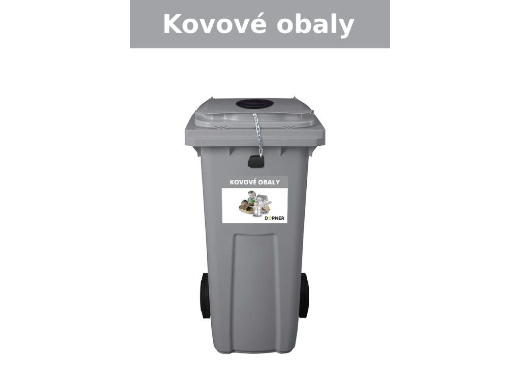 Na co je šedá popelnice?