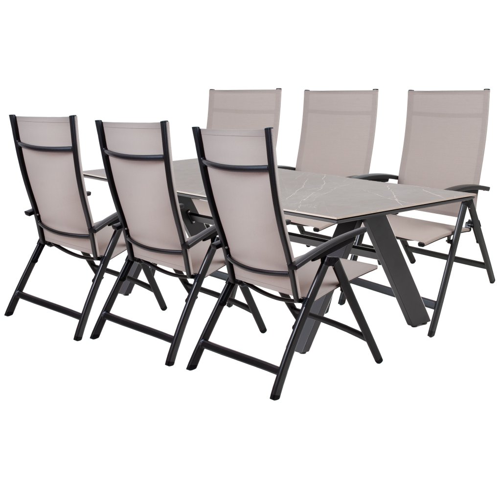 NOVA AVANTAGE mocca, polohovací křesla, 6+1  Doppler