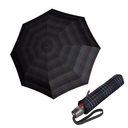 T.200 Check Black  Knirps