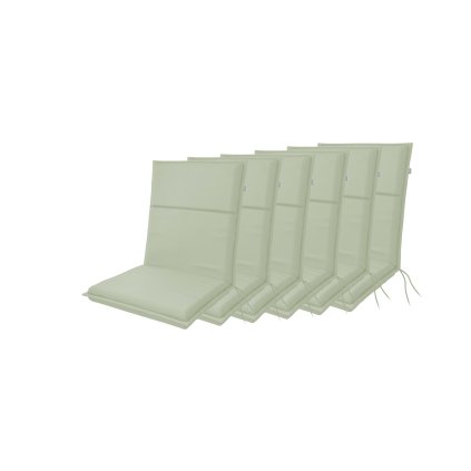 LIFE 5356 nízký - set 6 ks - polstry na židli a křeslo