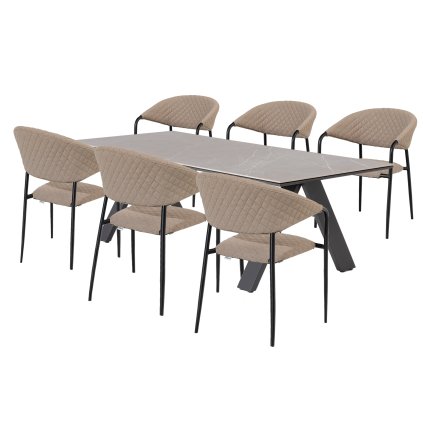 NOVA MELIA LIKA-TEX®mocca, 6+1  Doppler