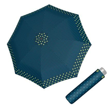Mini Light Twinkle Blue dámský skládací deštník  Doppler