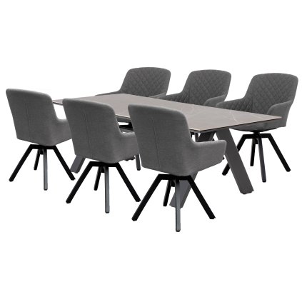 NOVA PARIS LIKA-TEX®  šedá, 6+1  Doppler