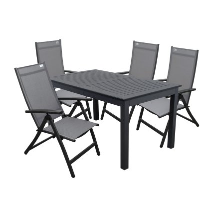 EXPERT ACTIVE šedá, polohovací křesla, 4+1  Doppler