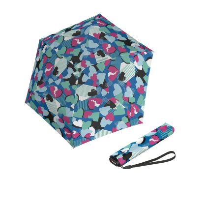 US.050 Ultra Light Slim Manual Heartbreak  Knirps