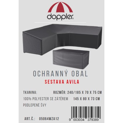 Ochranný obal na sestavu AVILA - pravý roh  Doppler