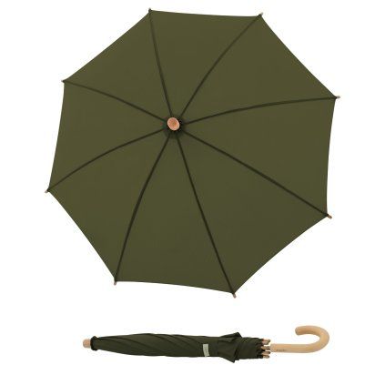 Nature kids deep olive - dětský holový deštník  Doppler