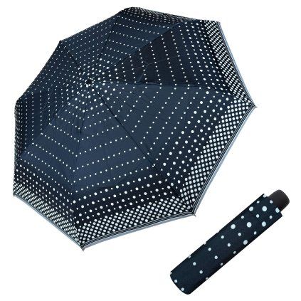 Hit Mini Dots Black- dámský skládací deštník  Derby