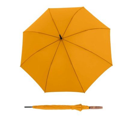 Timber Stick Automatic Curcuma - holový deštník