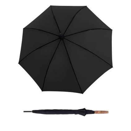 Timber Stick Automatic Black - holový deštník
