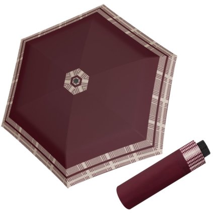 Fiber Havanna Timeless Red Hahnentritt  Doppler