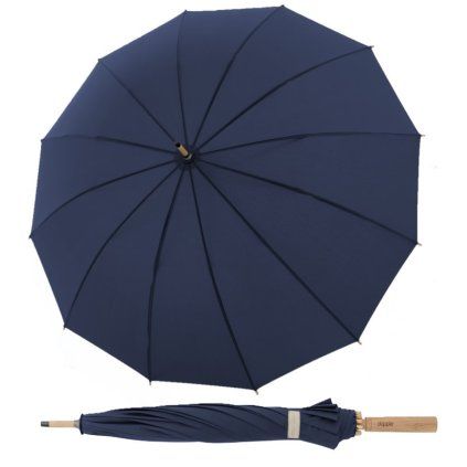 Nature Long Bamboo Deep Blue skládací deštník  Doppler