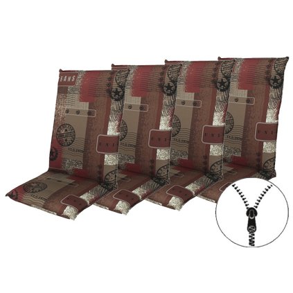 LIVING 2930 vysoký - set 4 ks  Doppler