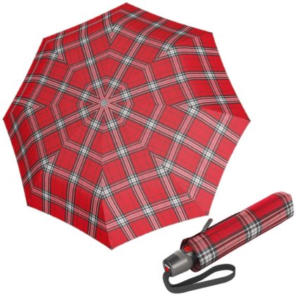 T.200 Check Red'N Navy  Knirps