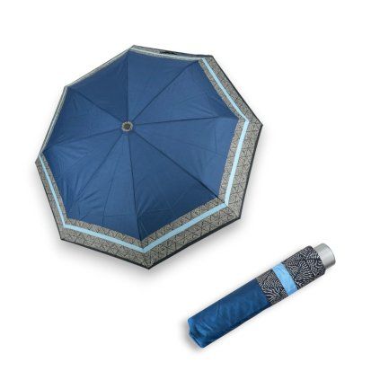 Mini Light Classic Blue Stripe dámský skládací deštník  Doppler