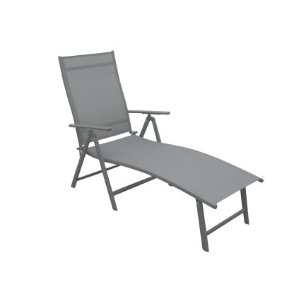 BALI - skládací hliníkové zahradní lehátko - 2. jakost (N437)