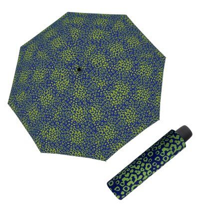 Hit Mini Loop Blue & Green dámský skládací deštník  Derby