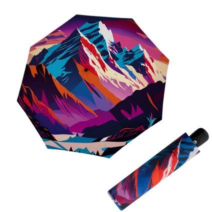 Modern Art Magic Mountain dámský automatický deštník  Doppler