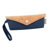Nature Mini Cork Deep Navy dámský skládací deštník  Doppler