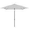 BASIC PUSH UP zahradní slunečník 210 x 210 cm světle šedá  Derby