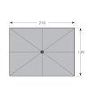 ACTIVE zahradní slunečník 210 x 140 cm antracit  Doppler