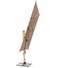 ALU WOOD XL 400 x 300 cm hnědá  Doppler