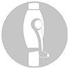 BASIC LIFT NEO zahradní slunečník 250 x 200 cm šedá  Derby
