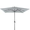 BASIC LIFT NEO zahradní slunečník 250 x 200 cm šedá  Derby