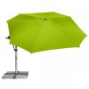 PROTECT 400P konstrukce + potah – zahradní výkyvný slunečník s boční tyčí zelená