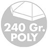 ALUPRO 360x360x360 cm - sluneční clona antracit