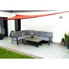 ALUPRO 500x500x500 cm – sluneční clona červená