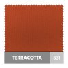 ALUPRO 500x500x500 cm – sluneční clona červená