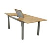 EXPERT WOOD - zahradní rozkládací hliníkový stůl 150/210 x 90 x 75 cm - 2. jakost (N593)