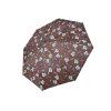 Hit Mini Flowers Brown - dámský skládací deštník  Derby