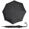 Fiber Flex AC Black&White dámský holový vystřelovací deštník  Doppler