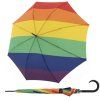 Modern Art Pride Rainbow dámský holový vystřelovací deštník  Doppler