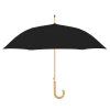Nature Long Simple Black vystřelovací deštník  Doppler