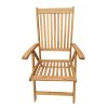 ATLAN - dřevěné polohovací zahradní křeslo - 2. JAKOST