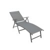 BALI - skládací hliníkové zahradní lehátko - 2. jakost (N437)