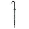 Hit Lang AC Loop Black & White dámský holový vystřelovací deštník  Derby