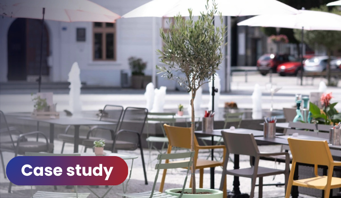 Design bez kompromisů: Jak jsme oblékli terasu Hotelu Slovan do barev Pantone