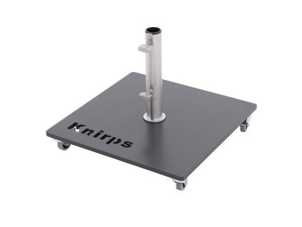 7661 knirps 50 kg pojizdny ocelovy stojan pro slunecnik s kolecky