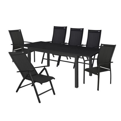 7604 expert antracit 4 polohovaci a 2 stohovatelna kresla 4 2 1