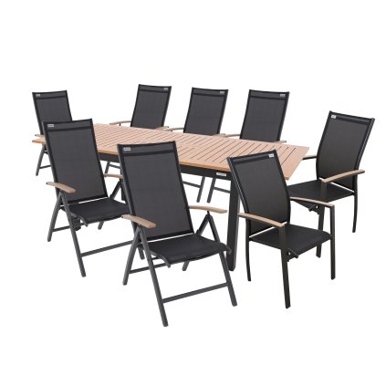 11048 expert wood antracit polohovaci a stohovatelna kresla 6 2 1