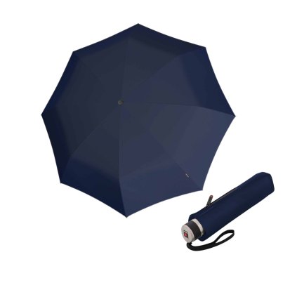 14699 knirps chrome matt manual navy elegantni skladaci destnik
