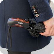 Dáždniky s drevenou rukoväťou