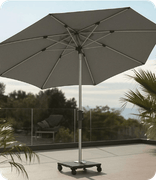 Slnečníky so stredovou tyčou