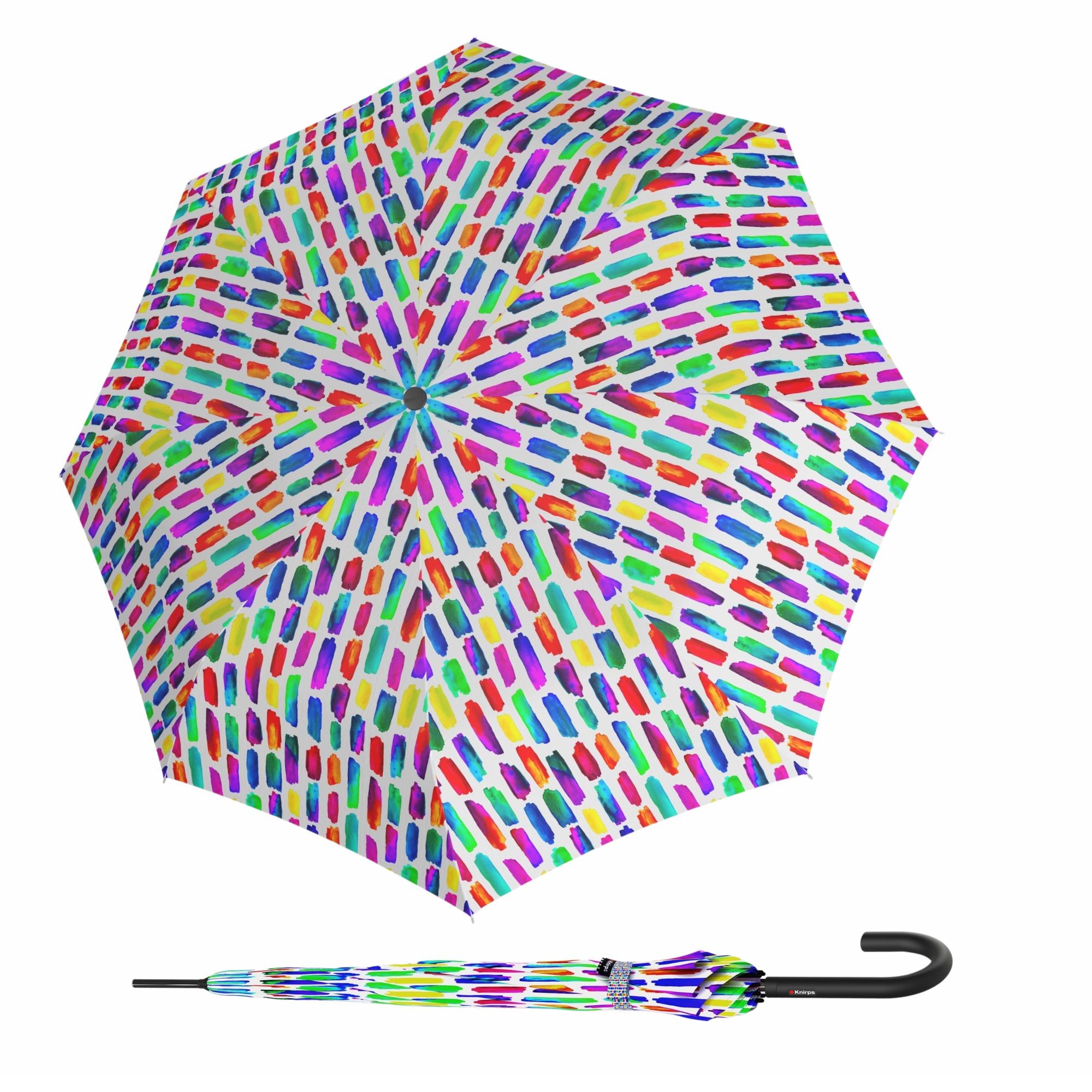 E-shop Knirps A.760 Stick Automatic Create Crystal vystreľovací dáždnik